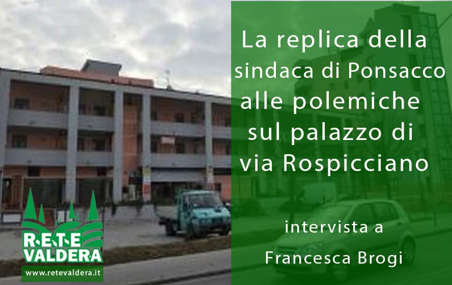 Photo of la Sindaca Brogi su Via Rospicciano