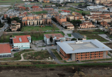 Distretto scolastico Pontedera vista aerea